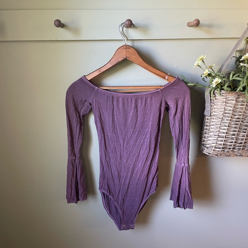American Eagle~ purple bodysuit